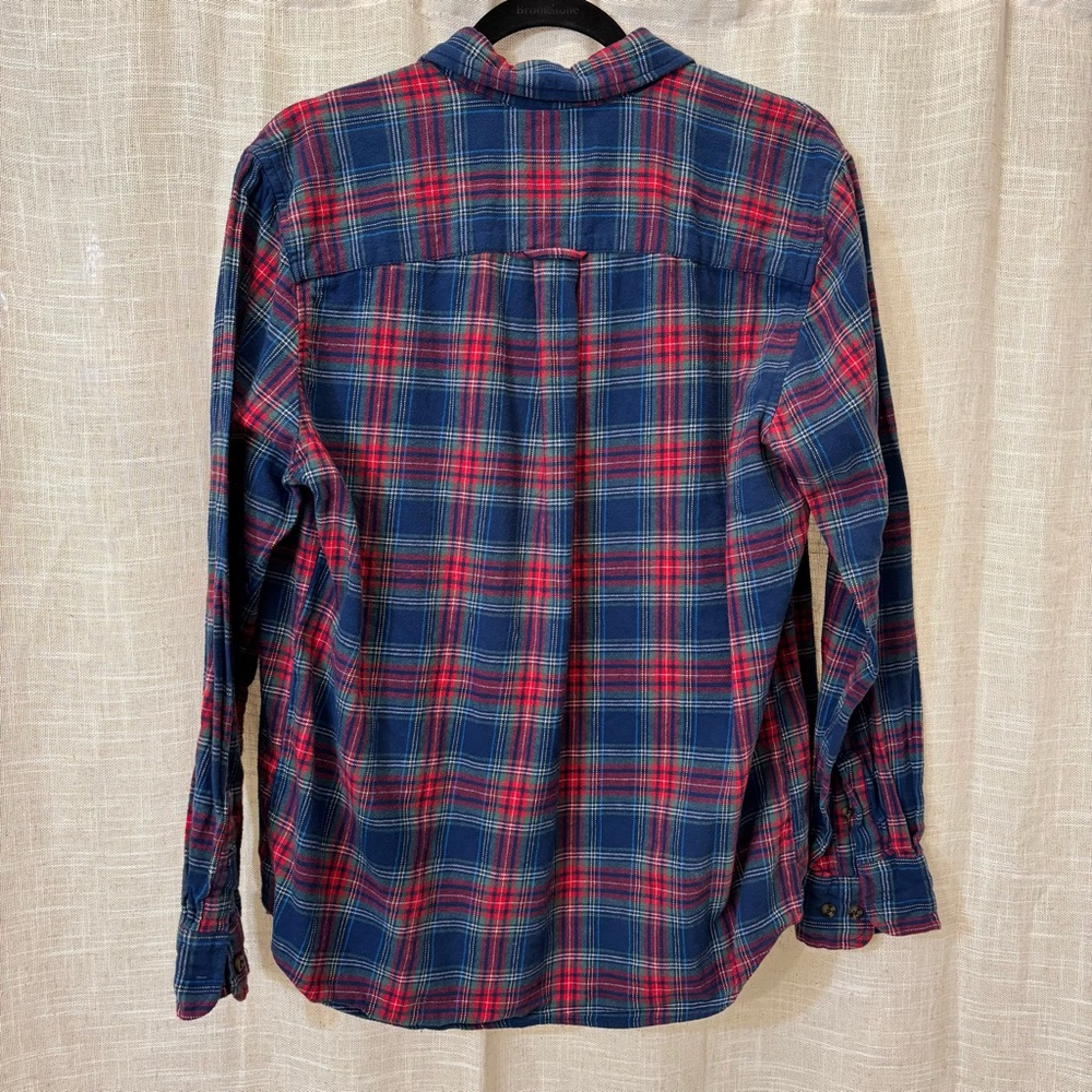 Men’s Saddlebred Plaid Button Up, Soft 100% Cotton, Size M / Medium - Picture 5 of 5